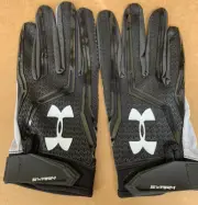 Under Armour NFL Swarm Leather Palm Gloves Sz XL