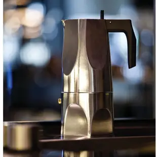 【現貨送爐架】Alessi Ossidiana Espresso 摩卡壺 不鏽鋼/合成鋁 原裝進口 非bialetti