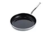 GreenPan Premiere Stainless Steel Open Frying Pan 28cm Home Kitchen Cooking