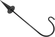 Shepherd Hook for Outdoor Use Durable Iron Plant Hanger Vintage Garden Lawn Insert for Hanging Baskets Bird Feeders Lanterns Heavy Duty and Stylish Design