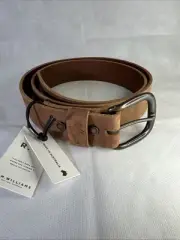 Rm Williams Goodwood Belt Tan Size 42 New 1 1/2 Wide