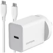 Comsol USB-C Wall Charger 20W with 1.5m Cable White