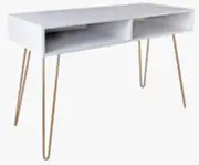 Desk White Home Office Table Computer Table Wooden Table Office Table Scandi
