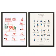 [Namly Design] Poster - Yoga Poses Set of 2
