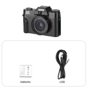 6K Digital Photography Camera 16X Digital Zoom 64MP Vintage Vlog Video Recorder