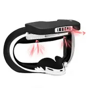 VR Interface with Air Circulation for Quest Quest 2 Lens Fogging,Quiet Cooling Fan Face Cover for Q Blackwhite