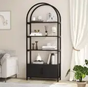 71.5 Inches Book Shelf with Sturdy Metal Frame and Quality
