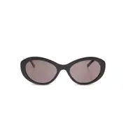 [Balenciaga] Balenciaga Oval-frame Sunglasses ONE SIZE BLACK