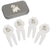 'Westie Dog' Golf Divot Tool / Repair Fork Gift Set (GO00042039)