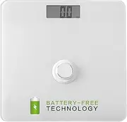 PUPURGE Digital Bathroom Scales with Endless Power, Self-Powered Body Weight Scale with Kinetic Energy Technology, No Batteries Needed, LCD Display, High-Precision Mechanical Scales Weighing to 180kg