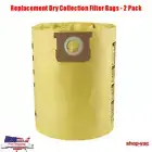 Shop-Vac Replacement Dry Collection Filter High Efficiency Bags- 2 Pack