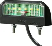 D-TECH 1 x LED License Plate Lights For Trailer, ECE Approved UK Standard Trailer Number Plate Lights, Caravan License Number Plate Lamps, Registration Plate Light For Trailers,IP67 Waterproof