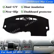 For A3 2008-2013 Black Dashmat Dashboard Mat Dash Cover Sun Visor Pad AM (for: Audi)