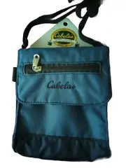 CABELA' S NAVY Blue ZIPPERED POUCH FOR TRAVEL Fishing 6.5"