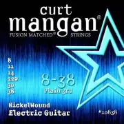 Curt Mangan Fusion Matched Nickelwound Electric Guitar Strings; gauges 8-38