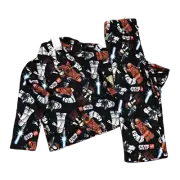 Sz 4 NWT Boys Lego Star Wars Fleece Shirt & Pants 2 Piece Pajamas Set ~ Blue