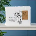 Single Bed Park Avenue 500 Thread Count Bamboo Cotton Sheet Set White