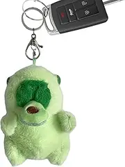 Plush Capybara Keychain Pendant - Plush Pendant Avocado Capybara Keychain - Kids Playtime Companion Collectible Doll Toy with Vibration Function for Children, Adults