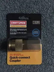 Craftsman 3 pc Set 3/8 quick connect Disconnect coupler & Stud / Nipple Air Tool