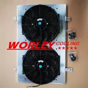 QLD-Aluminum SHROUD & FAN For the radiator of NISSAN SKYLINE R33 GTS-T RB25DET
