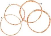 CORHAD Replacement Bass Strings 4-piece Metal Bass Strings Kit Long-service Life