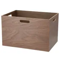 在飛比找momo購物網優惠-【NITORI 宜得利家居】木製收納盒 NATURAL2 寬