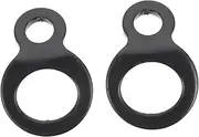COSMEVIVI Motorcycle Pull Rings Set 2pcs Fixed Stainless Steel Corrosion-Resistant Skid-Resistant Features