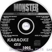 Female Classic Country Monster Hits Karaoke CD+G 1005 Patsy Cline,Tammy Wynette