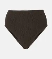 [Toteme] Toteme Shirred jersey bikini bottoms AU 12 brown
