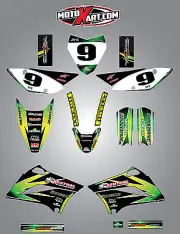 Kawasaki KLX 110 - 2010 / 2018 Full Custom Graphic Kit - SUNRISE STYLE decals