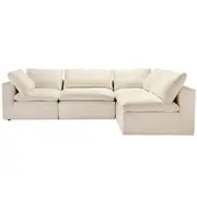 [James Lane] Cloud Duxton Bone Modular Sofa - 4 Piece