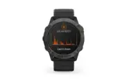 Garmin Fenix 6X Pro Solar GPS Smart Sports Watch (Titanium Carbon Gray DLC with Black Band)