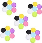 Totority 50pcs Succulent Pot Tray Durable Plastic Flower Pot Base Plate Round Holder Inner Design for Plant Moisture Management