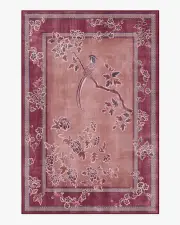 200' x 290' | Machine Washable Runner Rug | Kid & Pet Friendly | Indoor Rug | Draper Burgundy Rug by Gracie | Ruggable