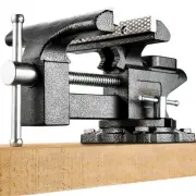 6-Inch Bench Vise Heavy duty Vice for Workbench, Utility Combination Pipe Tab...