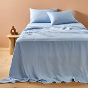 MyHouse Lyocell Sheet Set - Dusty Blue - Super King