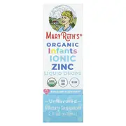 MaryRuth's, Organic Infants Ionic Zinc, Liquid Drops, 6-12 Months, Unflavored, 2 fl oz (60 ml)