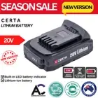 New Certa PowerPlus 20V 2.0Ah Lithium Battery Fast Charging With LED Indicator