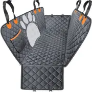 NNEOBA Car Seat Cover for Back Seat Hammock Style with Mesh Window Grey