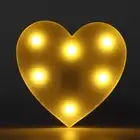 Distinctive Heart Shaped Night Light LED Decorative Lamp For Proposal Festiva