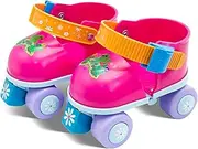 Kids Roller Skates Inline Rollerskates, Adjustable Toddler Rollerskates for Girls Boys, Children Beginner Roller Skates Quad-Style 4 Wheel for Indoor Outdoor Sports, Easy Training