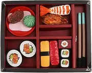 Box of Simulation Japanese Sushi Food Cuisine Set Boys & Girl Pretend Food Toy Early Learning