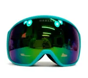 Oakley Snow Goggles Flight Tracker M OO7105-4800 Celeste Crackle with Prizm Jade