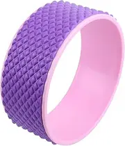 Sports Yoga Wheel, Yoga Roller Back Pain Massage Yoga Roller for Stretching Backbend Pink Back Exercise Roller Chirp Wheel for Yoga, Pilates, Stretchin
