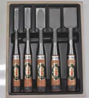 Haisu chisel chisel laminated wood chisel set 5 set Koyama Metal Industry