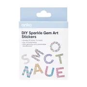 DIY Sparkle Gem Art Stickers
