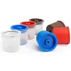 Coffee Capsule Cup with Lid Replacement Coffee Filtration Capsule Cup Bpa Free