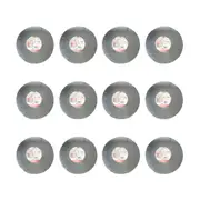 12PK Topchef Round Cake Board/Base Home Baking Pastry Accessory Grey 35cm