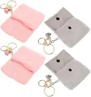 [TOGEVAL] Cute Coin Purse Keychain Small Purse for Women Coin Holder Mini Wallet