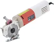 KATSU Electric Fabric Cutter, Blade Size 65 mm and 22 mm, Maximum Cutting Thickness, Ideal for Fabric, Textile Leather Paper, with Replacement Blade 103911